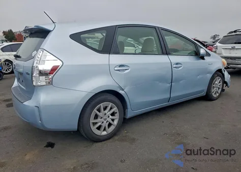 2012 Toyota Prius V z USA, uszkodzony, nr VIN JTDZN3EU1C3053329